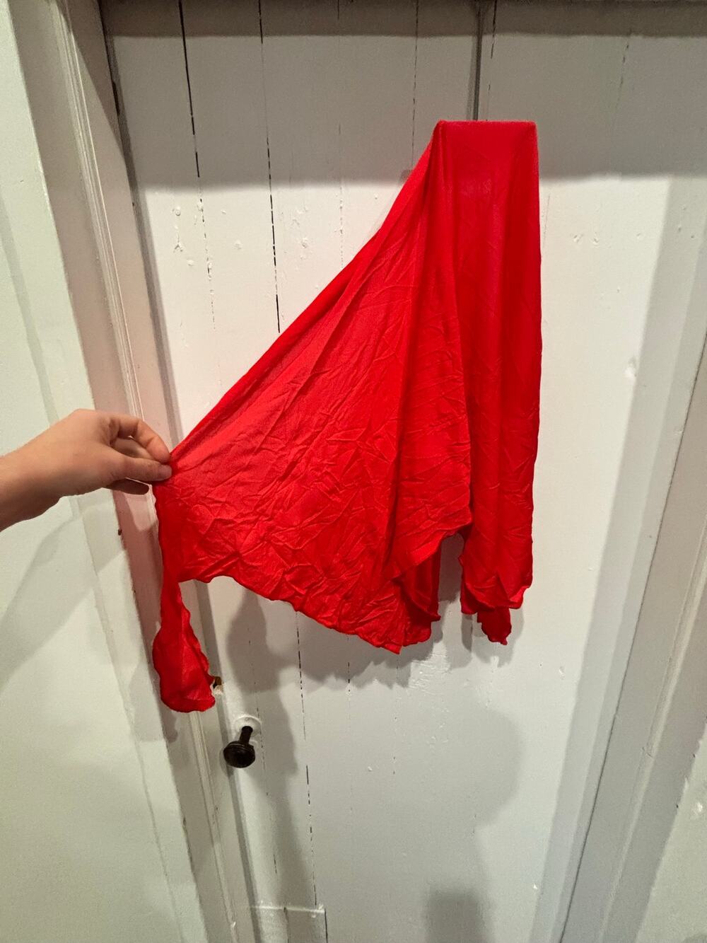 Red Scarf Shoulder Shawl